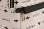 Lucky Bees Mochila Crema y Negro